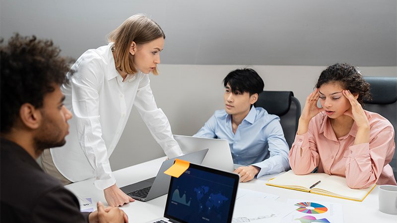 Team working on modern engineering solutions for product challenges.