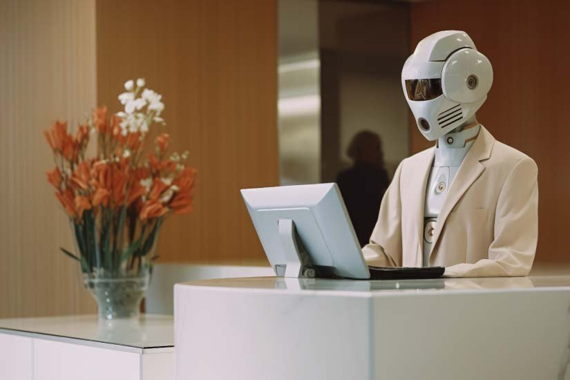 Virtual concierge helping guests with real-time assistance